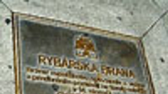 Značka zachytáva povodeň z roku 1516