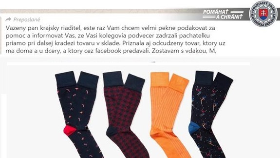 Z kancelárie na Koceľovej zmizlo 300 párov ponožiek - bizarná krádež už bola aj objasnená