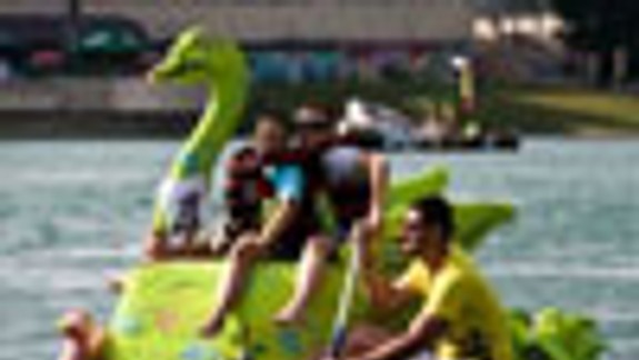 Na Štrkoveckom jazere pretekali dračie lode