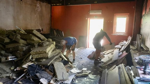 FOTO: Rozbehli sa práce na premene bývalého nočného klubu v Sade Janka Kráľa na gastroprevádzku