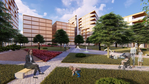 VIZUALIZÁCIE: Študenti ukázali nápady, ako by mohlo vyzerať nové centrum Dúbravky