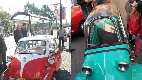 FOTO: Centrum Bratislavy dnes patrilo krásnym autám - veteránom 