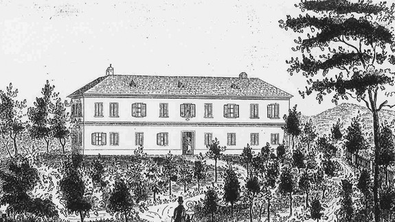 Nad Hlbokou cestou stál kúpeľný dom Marienbad