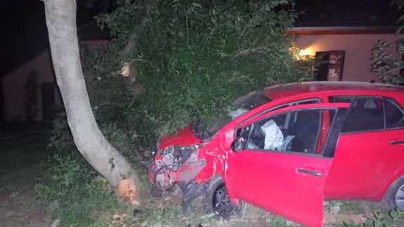 Opitý mladík: Autom vletel do záhrady rodinného domu