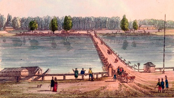 História: Pred 200 rokmi bol pri Prešporku sprevádzkovaný Karolínin most