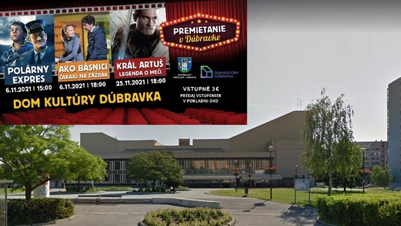 V Dome kultúry Dúbravka začne po rokoch opäť fungovať kino