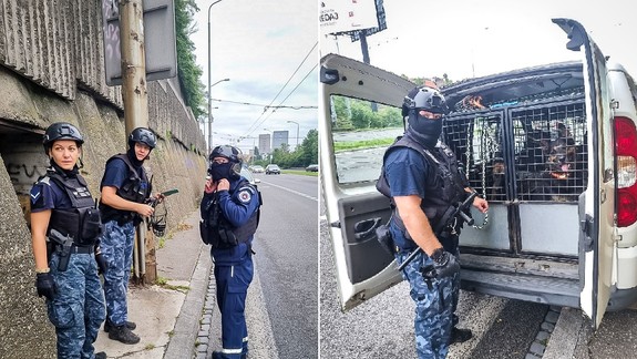 FOTO: Mestskí policajti vnikli do pivníc a šácht na Pražskej - pozrite sa, čo v nich našli...