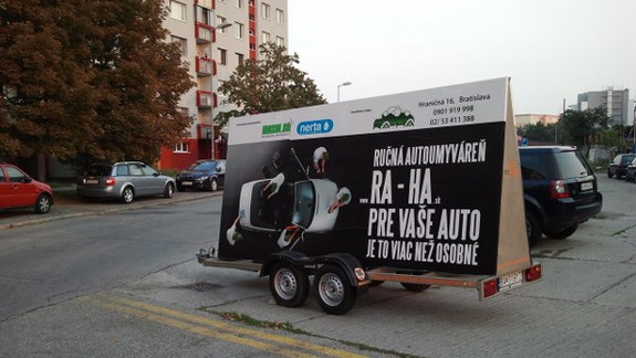 Zákon na všetky nelegálne reklamné zariadenia neplatí