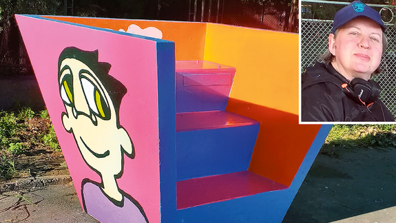 ROZHOVOR Lásku na betón na nábreží Dunaja vytvorila slovenská umelkyňa, ktorá našla svoje miesto vo svete