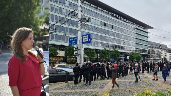 Blokovanie dopravy nie je podľa starostky Aufrichtovej tolerovateľné a môže to ohroziť aj životy!