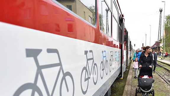 Jazdy Cyklovlakom Záhoráčik sú u verejnosti stále populárnejšie