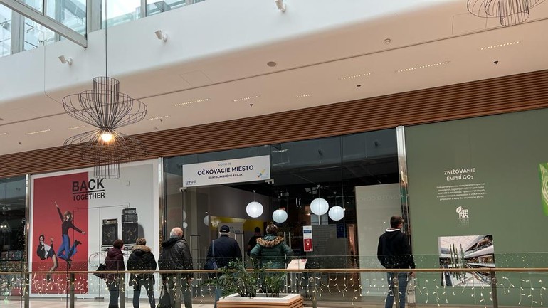 Očkovacie centrum Aupark