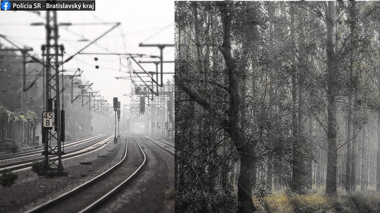 Koláž polícia samovraždy