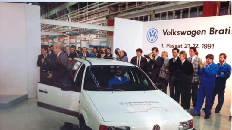 Pred 20 rokmi vyrobili prvý bratislavský volkswagen - Vw passat 1991