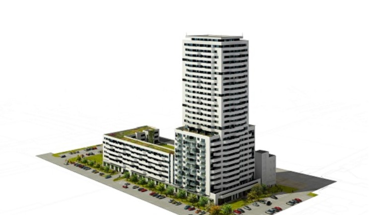 V petržalke vyrastie nový bytový komplex - MTDRK_axonometria