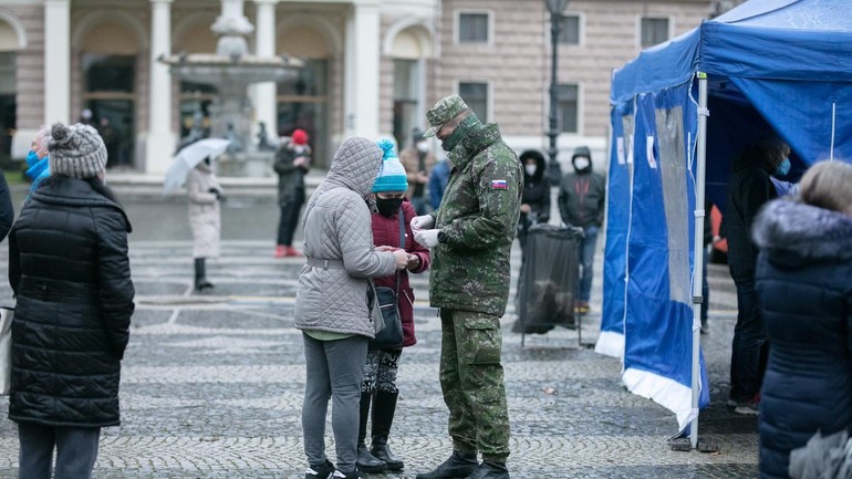 celoplošný skríning testovanie Hviezdoslavovo námestie