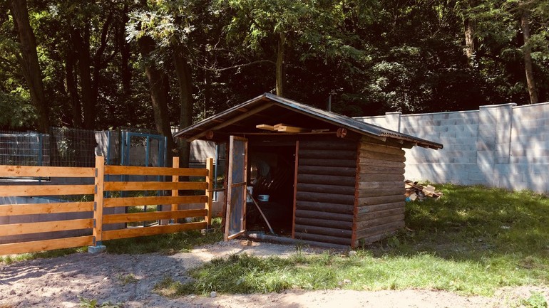 Výbeh pre hospodárske zvieratá na Poliankach