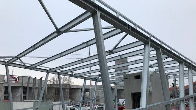 Práce v podchode na Trnavskom mýte