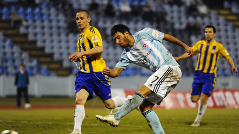 Slovan zdolal dunajskú stredu, rozhodol milinkovič - Slovan dac1