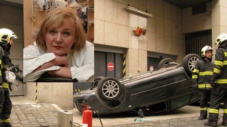 V centre mesta ratovali ženu v prevrátenom aute – išlo o známu herečku! - Zita Furkova