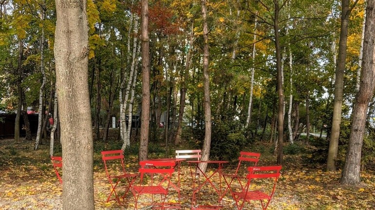 Parčík v Krasňanoch na Hnilíckej ulici