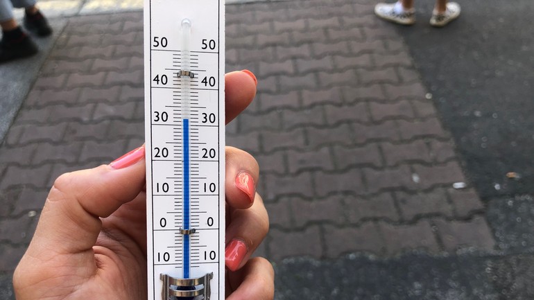 Meranie teploty vonku v tieni