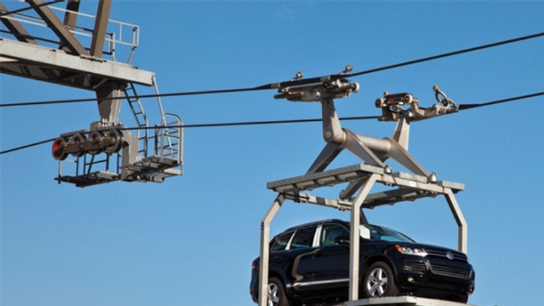 Lanovka v bratislavskom volkswagene je svetovým unikátom - Lanovka vw