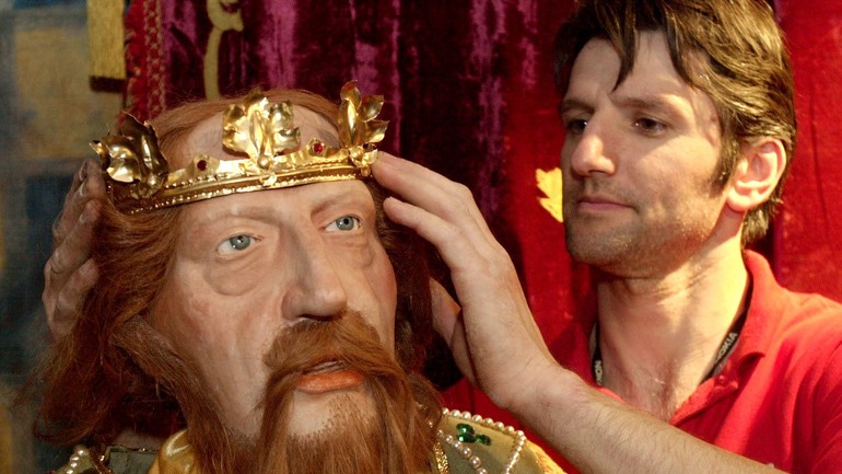 Figurína kráľa Žigmunda luxemburského v košickom múzeu voskových figurín