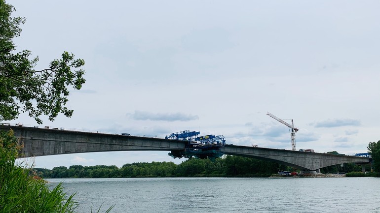 Nový most, ktorý spája dva brehy Dunaja v rámci nultého obchvatu Bratislavy