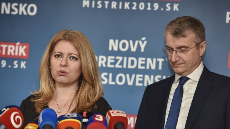 Zuzana Čaputová a Robert Mistrík