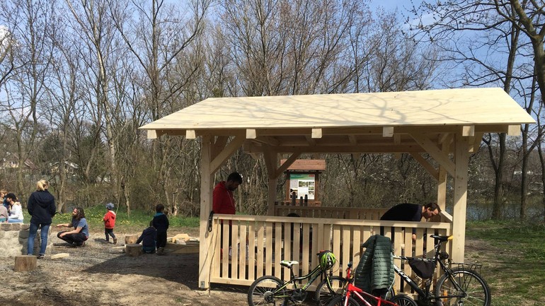 Nové altánky na Malom Draždiaku