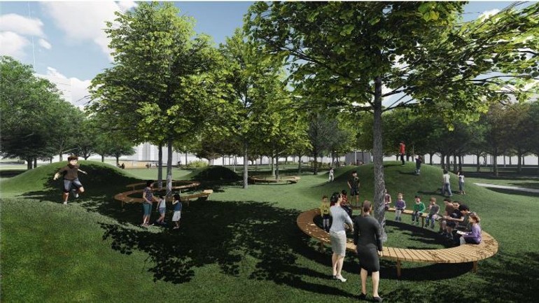 Vizualizácia Šrobárovo námestie