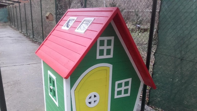 Opravený záhradný domček