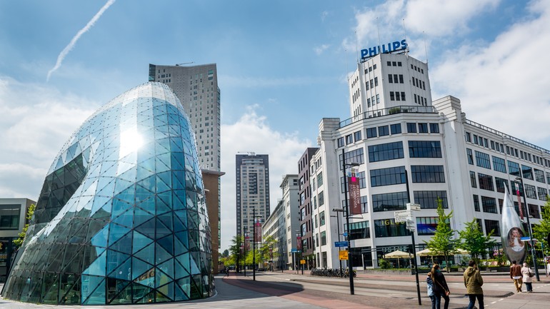 Mesto Eindhoven v Holandsku