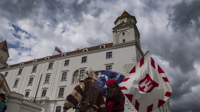 Korunovačný sprievod Maximiliána II. Habsburského