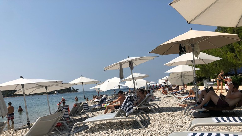 pláž Mulini Rovinj