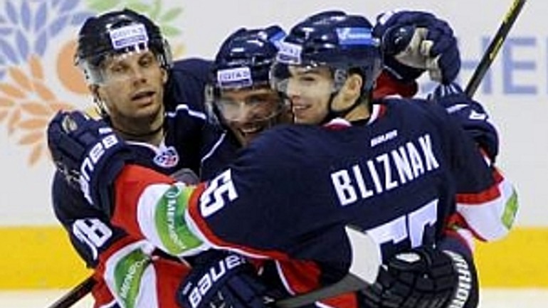 Khl: hokejisti slovana doma porazili amur chabarovsk - Hcslovan amur1