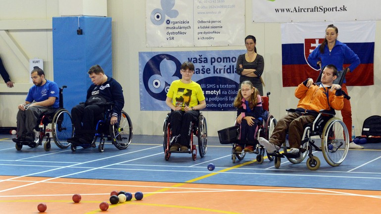 Súťaž v hre boccia