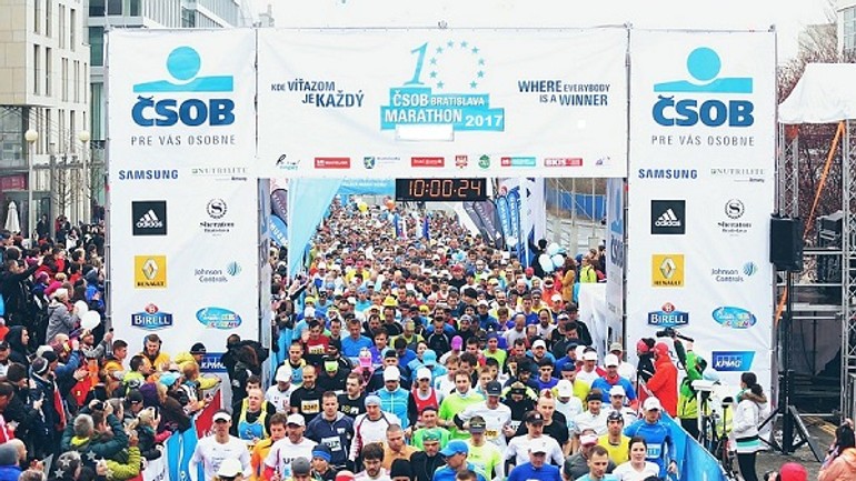 Bratislavský maratón bude športový sviatok aj s charitatívnym zámerom - csob2016_registracia_zacala