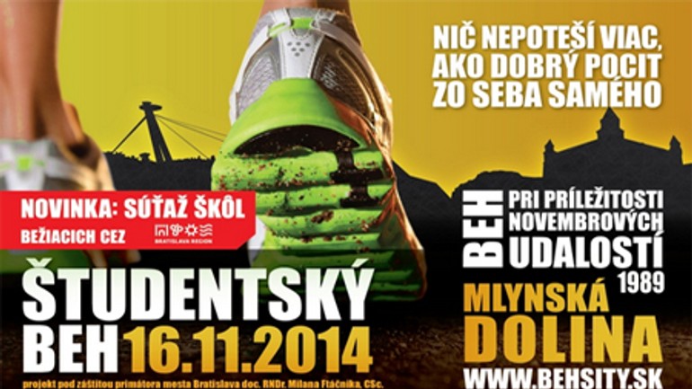 V nedeľu 16. novembra sa pobeží štvrtý študentský beh - studentsky_beh