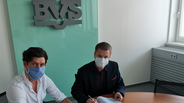 Podpis zmluvy na SBS - BVS Olajoš