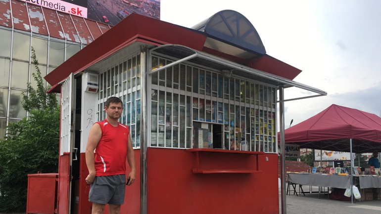 Majiteľ novinového stánku na Trnavskom mýte