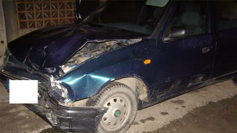 Opitý vodič svojím vozidlom postupne poškodil deväť áut - havaria_11012014