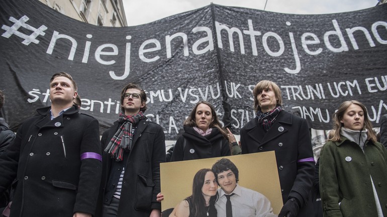 Pochod zo Šafárikovho námestia na Námestie SNP