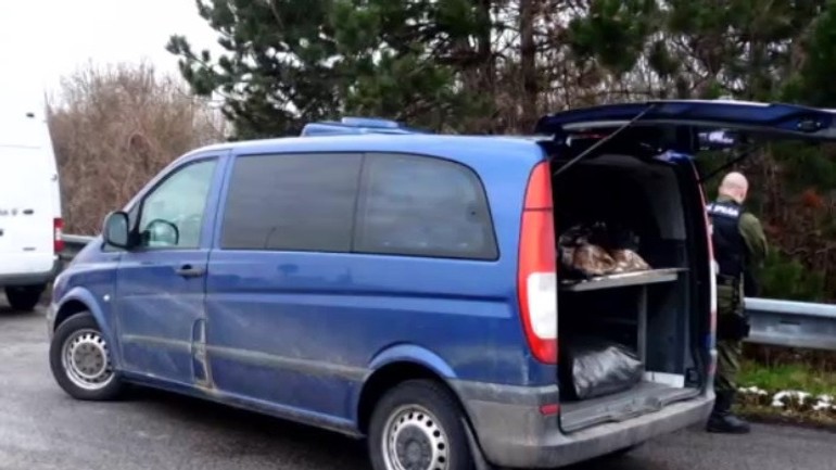 Zadržané pohrebné auto