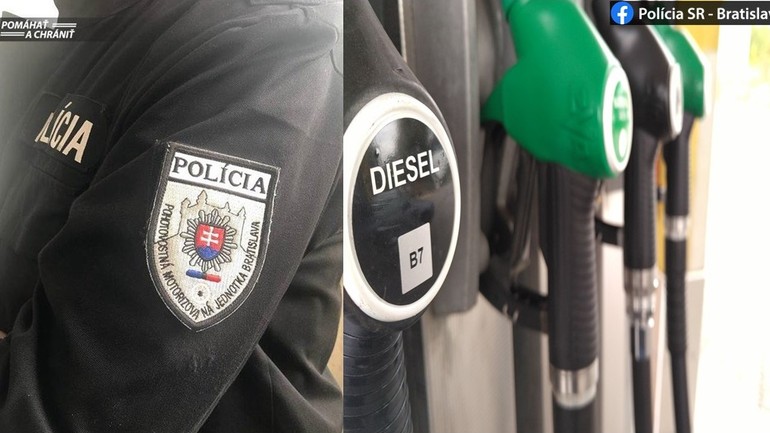 čerpací stojan na PHM