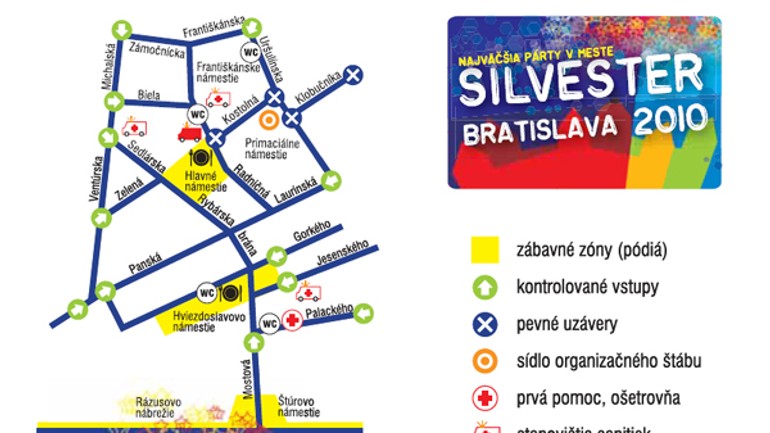 Blíži sa silvester a najväčšia párty v meste - 201043 silvester mapa