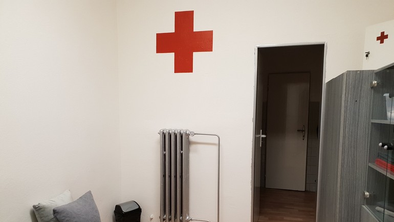 Miestnosť prvej pomoci v Dúbravke