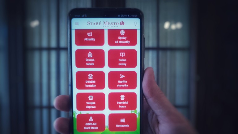 Mobilná aplikácia Staré Mesto