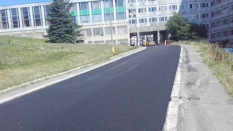 Rekonštrukcia cesty na Kramároch